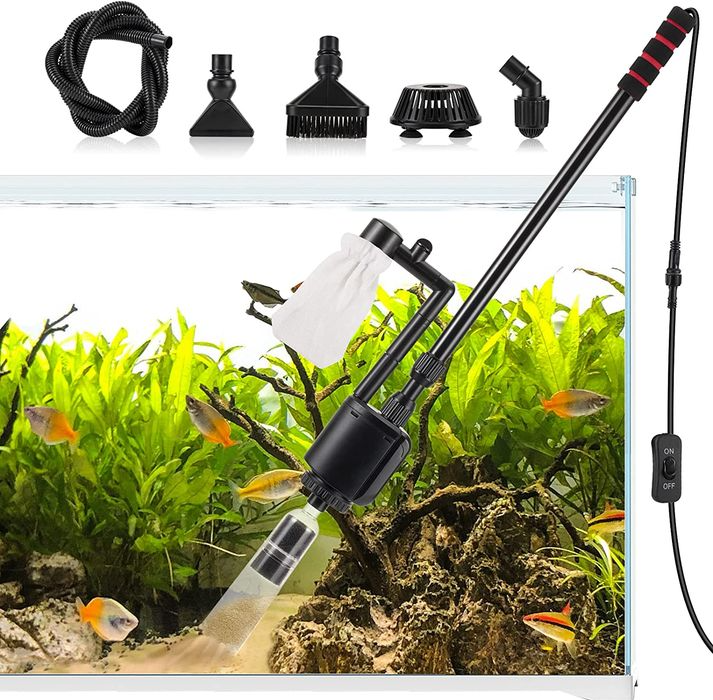 AQQA Aquarium and Fish Tank Suction Cleaner